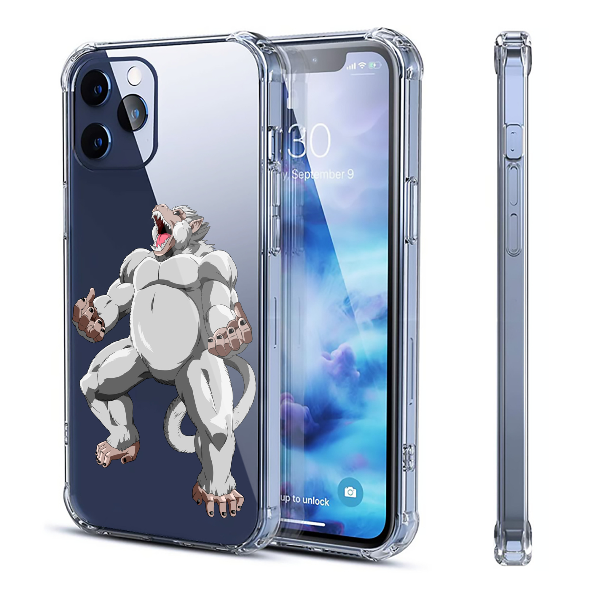 （画像用） ドラゴンボール DRAGON BALL 【iPhone 12シリーズ対応】透明スマホケース（クリアソフトケース）